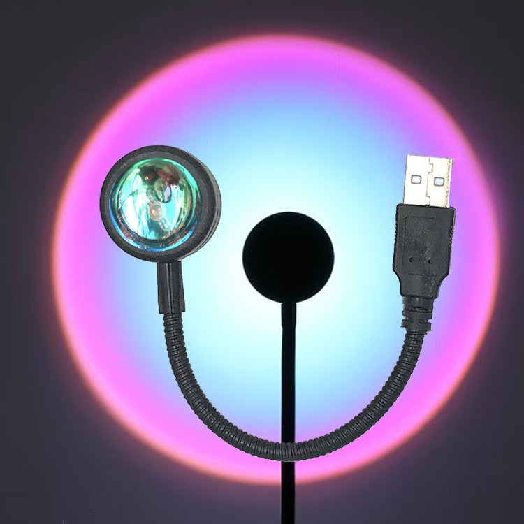 SkandiShop USB Sunset Lamp LED